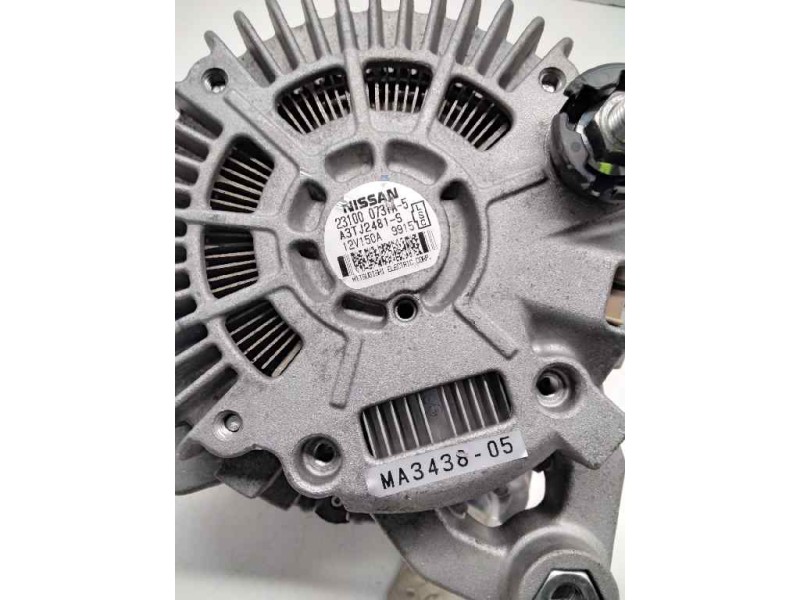 Recambio de alternador para nissan qashqai (j10) 2.0 dci turbodiesel cat referencia OEM IAM 231000731A-5 A3T J2481-S MA3438-05