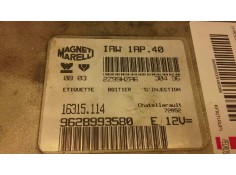 Recambio de centralita motor uce para citroen berlingo 1.4 referencia OEM IAM 9628993580 339  2