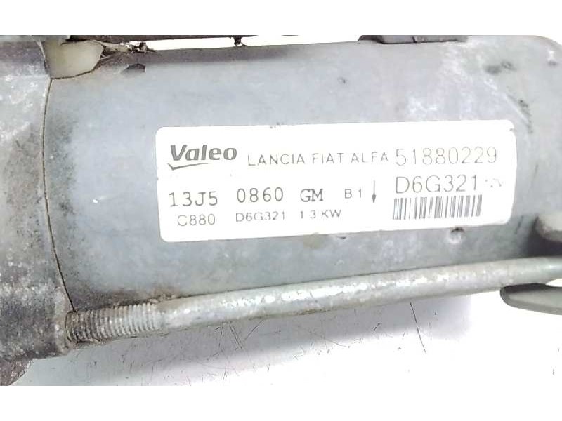 Recambio de motor arranque para fiat doblo ii cargo (263) furgón base referencia OEM IAM 13J50860  