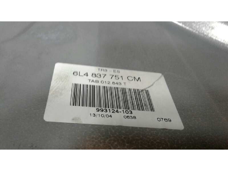 Recambio de elevalunas delantero izquierdo para seat cordoba berlina (6l2) fresh referencia OEM IAM 6L4837461  