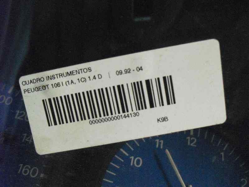 Recambio de cuadro instrumentos para peugeot 106 (s1) 1.4 diesel cat referencia OEM IAM   