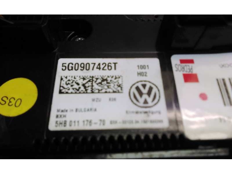 Recambio de mando climatizador para volkswagen passat lim. (3g2) 1.6 tdi dpf referencia OEM IAM 5G0907426T  