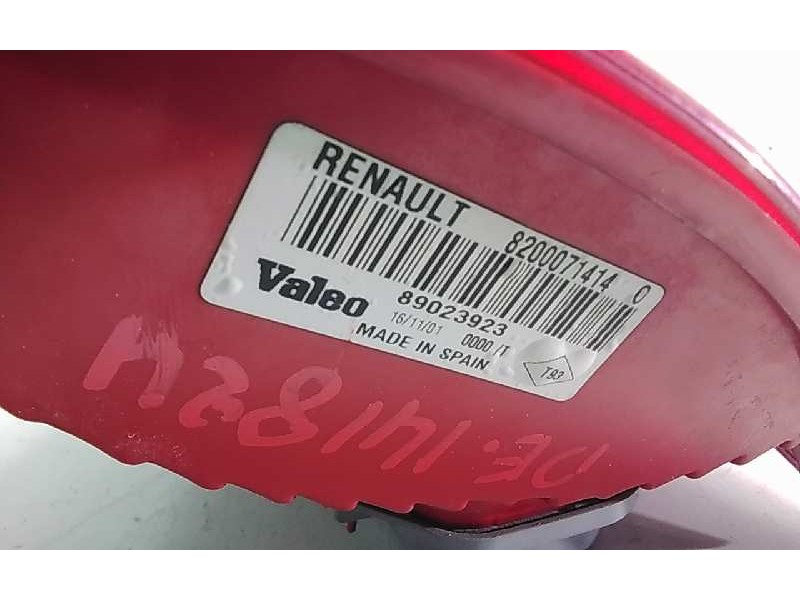Recambio de piloto trasero derecho para renault clio ii fase ii (b/cb0) authentique referencia OEM IAM 820071414  