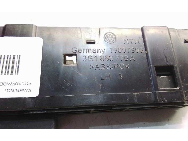 Recambio de warning para volkswagen passat lim. (3g2) 1.6 tdi dpf referencia OEM IAM 3G1853770A  