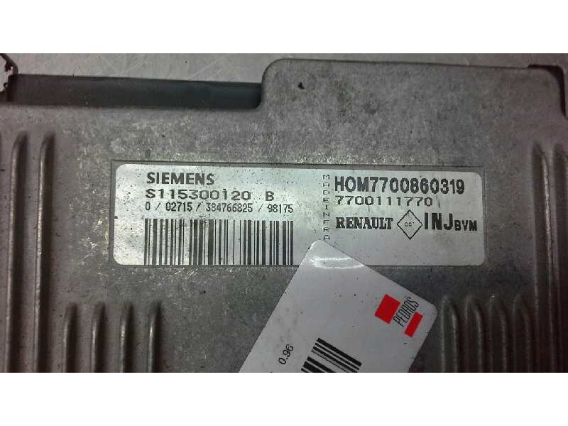 Recambio de centralita motor uce para renault megane i classic (la0) 1.6 referencia OEM IAM S1153300120 221 