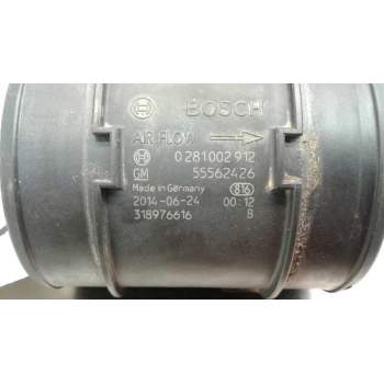 Recambio de caudalimetro para opel astra j gtc sportive referencia OEM IAM 0281002912 55562426 318976616
