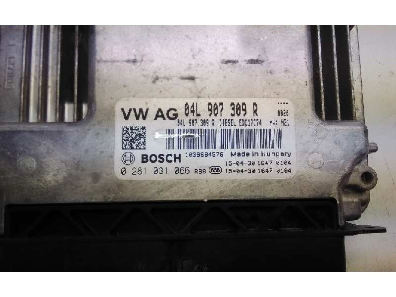 Recambio de centralita motor uce para volkswagen passat lim. (3g2) 1.6 tdi dpf referencia OEM IAM 04L907309R  