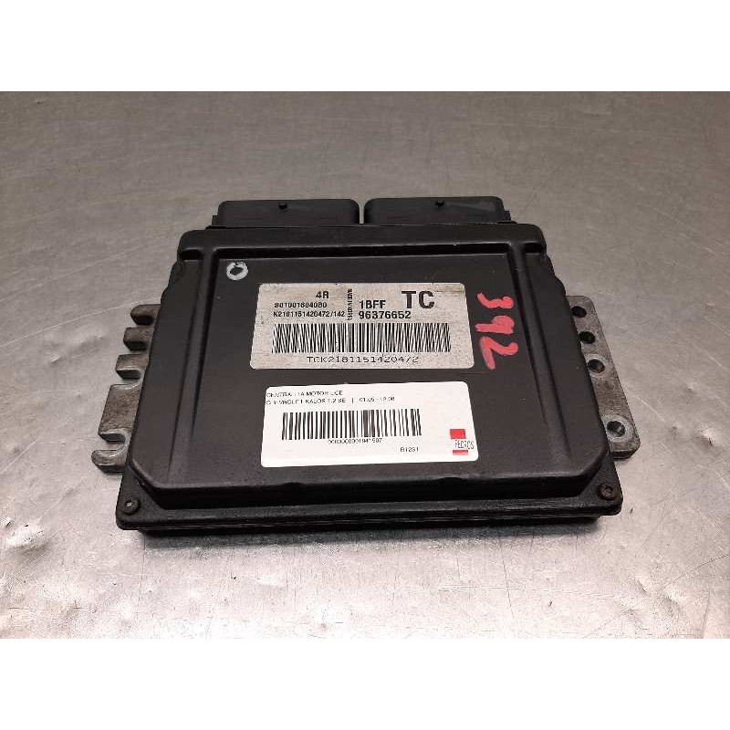 Recambio de centralita motor uce para chevrolet kalos 1.2 se referencia OEM IAM 96376652 392 K2181151420472/142