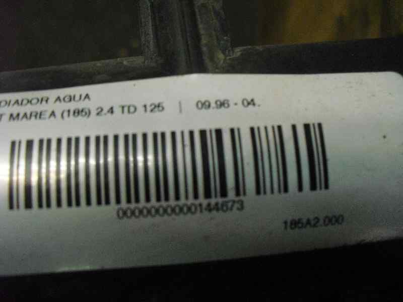 Recambio de radiador agua para fiat marea berlina (185) 2.4 turbodiesel referencia OEM IAM   