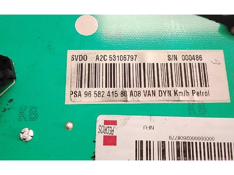 Recambio de cuadro instrumentos para peugeot 1007 dolce referencia OEM IAM 9658241580  