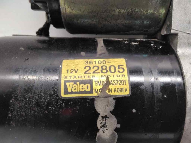 Recambio de motor arranque para hyundai matrix (fc) 1.6 gls referencia OEM IAM 3610022805 TM000A37201 