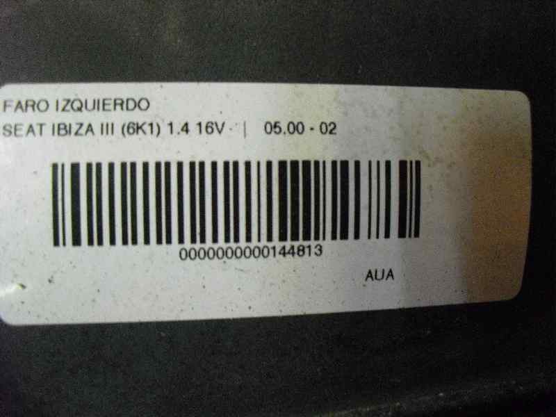 Recambio de faro izquierdo para seat ibiza (6k1) 1.4 16v referencia OEM IAM   