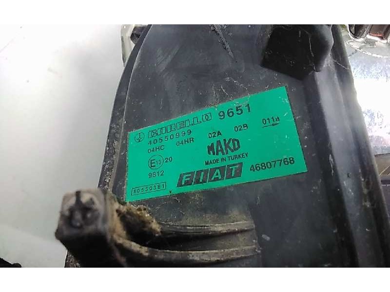 Recambio de faro izquierdo para fiat doblo (119) 1.9 d sx referencia OEM IAM 40550999  