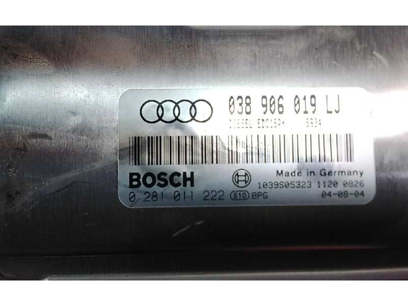 Recambio de centralita motor uce para audi a4 berlina (8e) 1.9 tdi (96kw) referencia OEM IAM 038906019LJ  
