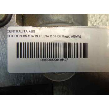 Recambio de centralita abs para citroën xsara berlina 2.0 hdi magic (66kw) referencia OEM IAM   