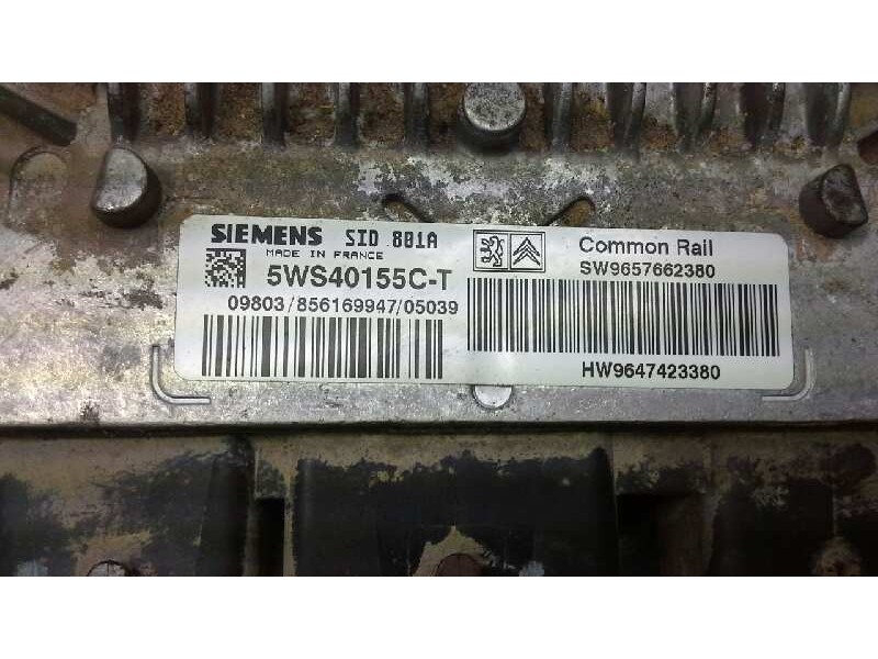 Recambio de centralita motor uce para citroen berlingo 2.0 hdi 600 furg. referencia OEM IAM  327 