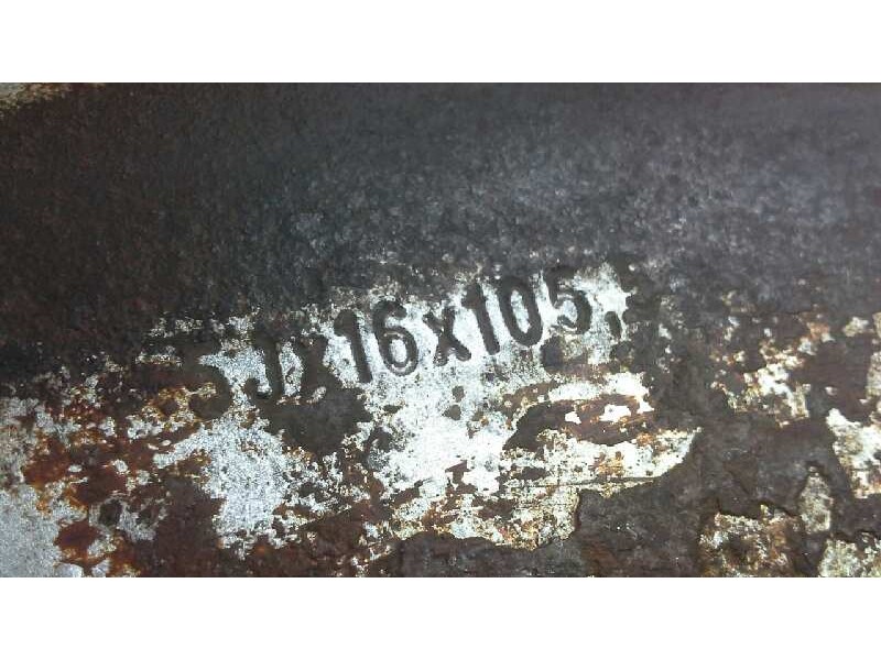 Recambio de llanta hierro para ford transit, caja abierta 1995 referencia OEM IAM 166TORNILLOS FORD TRANSIT