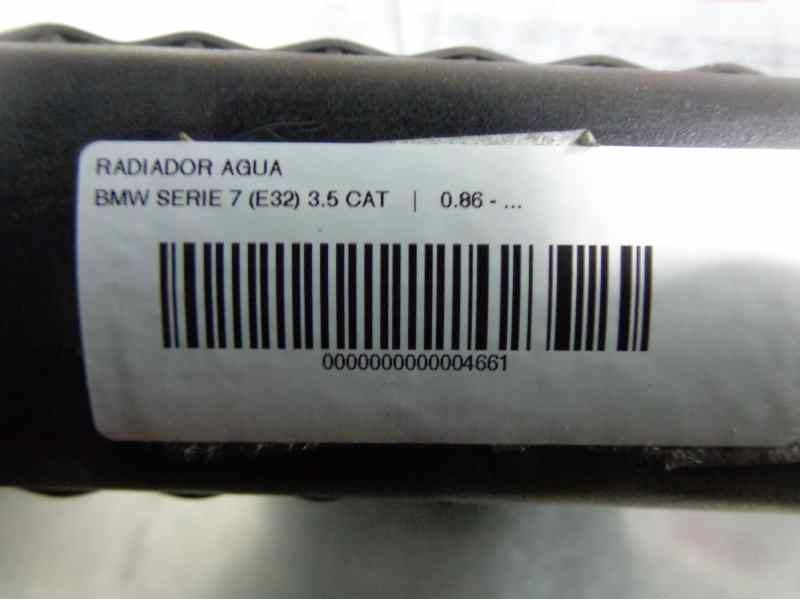 Recambio de radiador agua para bmw serie 7 (e32) 3.5 cat referencia OEM IAM   103708