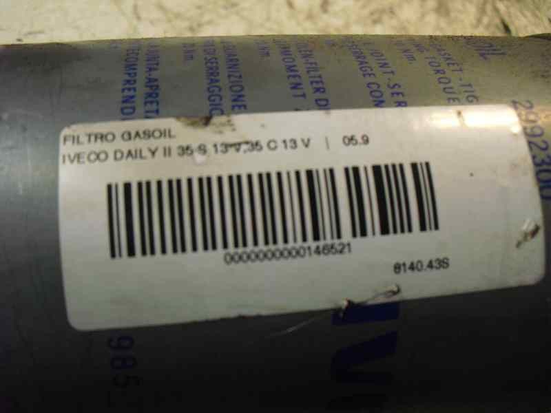 Recambio de filtro gasoil para iveco daily caja cerrada (1999 =>) referencia OEM IAM   