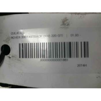 Recambio de culata para mg serie 200 (rf) 2.0 turbodiesel referencia OEM IAM LDF105520  101380