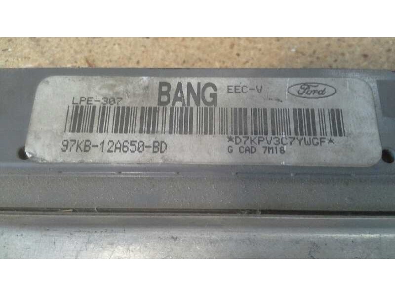 Recambio de centralita motor uce para ford ka (ccq) 1.3 cat referencia OEM IAM 97KB-12A650-BD  103810