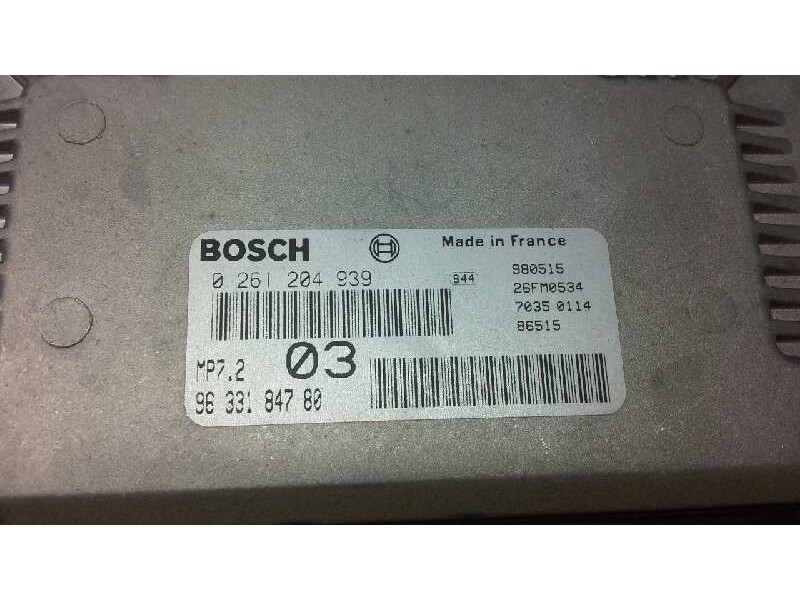 Recambio de centralita motor uce para citroen xsara coupe 1.6 sx referencia OEM IAM 1929NR 127 