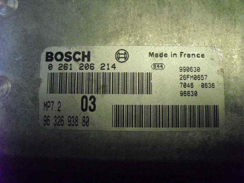 Recambio de centralita motor uce para citroen xsara berlina 1.6 referencia OEM IAM 0261206214 9632693880 