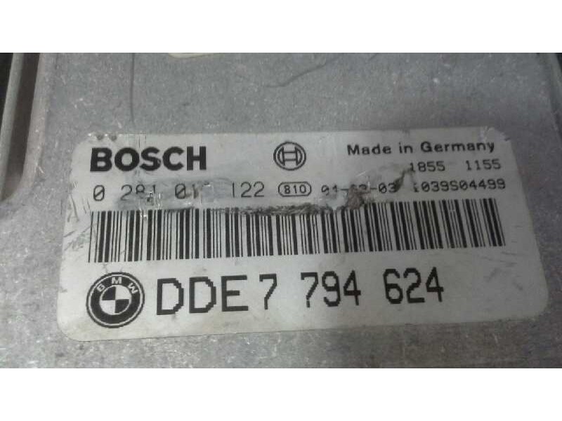 Recambio de centralita motor uce para bmw serie 3 berlina (e46) 2.0 16v diesel cat referencia OEM IAM 0281011122 DDE7794624 7795