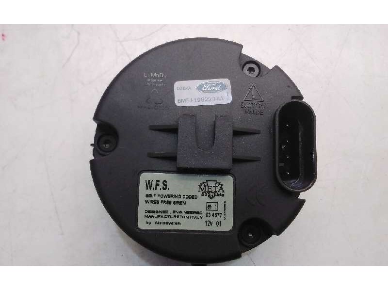 Recambio de alarma electronica para ford fiesta (cbk) referencia OEM IAM 6M5J19G229AA  