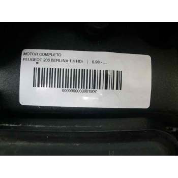 Recambio de motor completo para peugeot 206 berlina 1.4 hdi referencia OEM IAM 8HX  101399