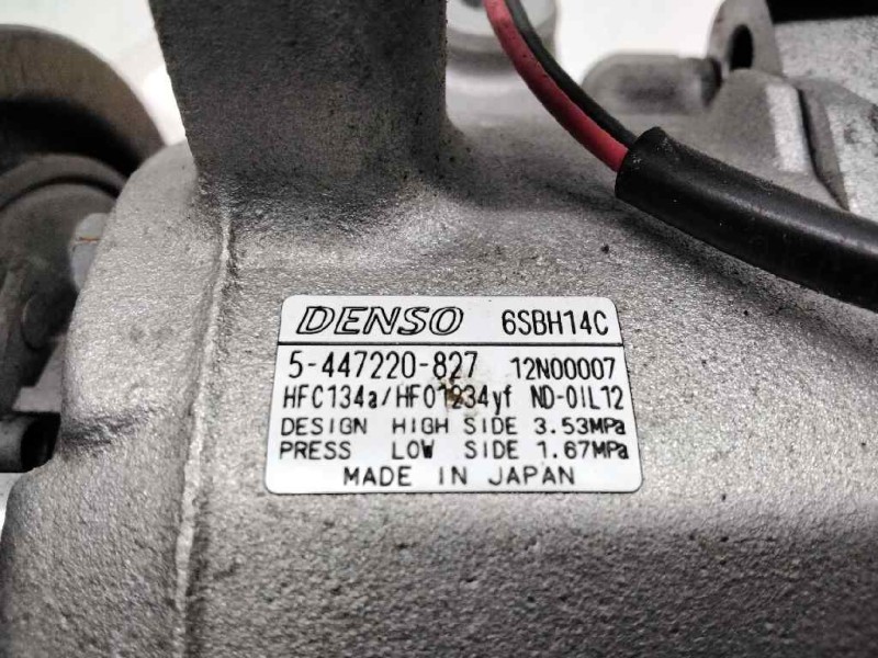 Recambio de compresor aire acondicionado para nissan qashqai+2 (jj10) 1.5 turbodiesel cat referencia OEM IAM 5447220827 6SBH14C 