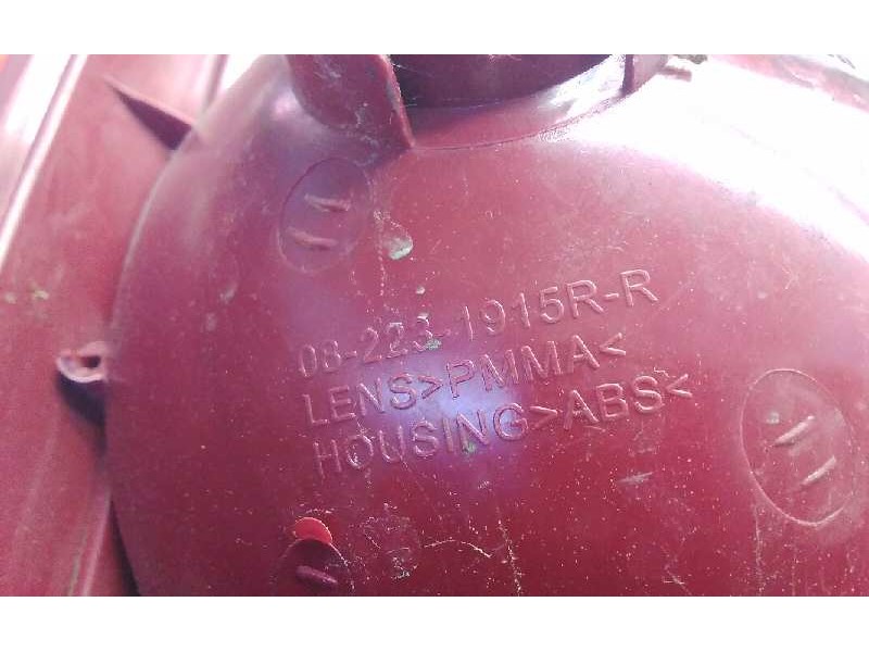 Recambio de piloto trasero derecho para kia picanto 1.0 lx referencia OEM IAM 032231915RR  