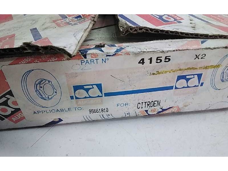 Recambio de disco freno delantero para citroen saxo referencia OEM IAM 95661810  