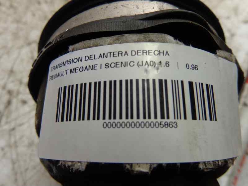 Recambio de transmision delantera derecha para renault megane i scenic (ja0) 1.6 referencia OEM IAM   