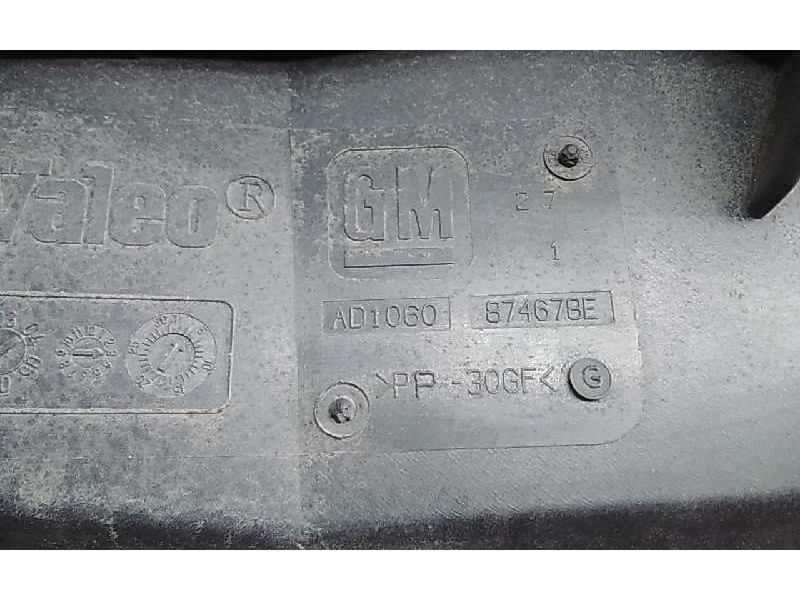 Recambio de electroventilador para opel vectra c caravan elegance referencia OEM IAM AD106087468E  