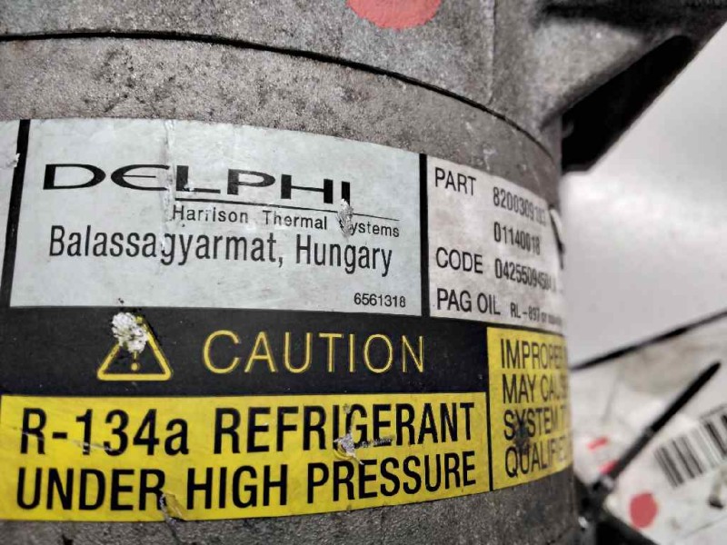 Recambio de compresor aire acondicionado para renault scenic ii authentique referencia OEM IAM 6561318 8200309193 