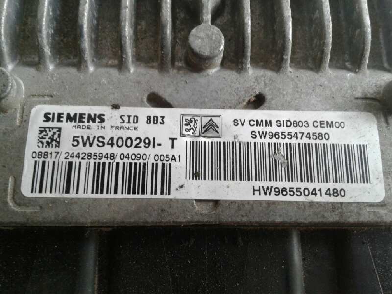 Recambio de centralita motor uce para peugeot 307 (s1) xs referencia OEM IAM HW9655474580  