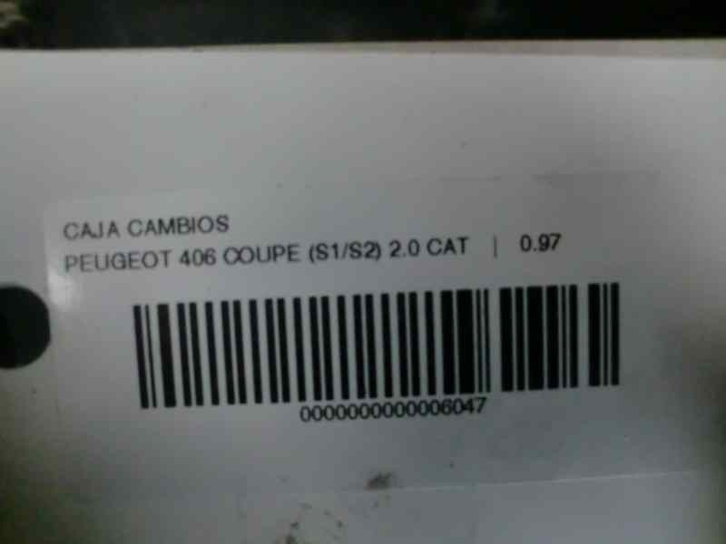 Recambio de caja cambios para peugeot 406 coupe (s1/s2) 2.0 cat referencia OEM IAM 20TB77  104484