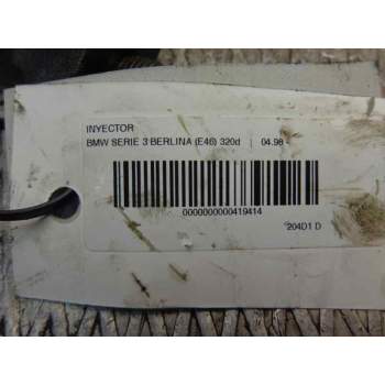 Recambio de inyector para bmw serie 3 berlina (e46) 320d referencia OEM IAM 0432191528 BOSCH 