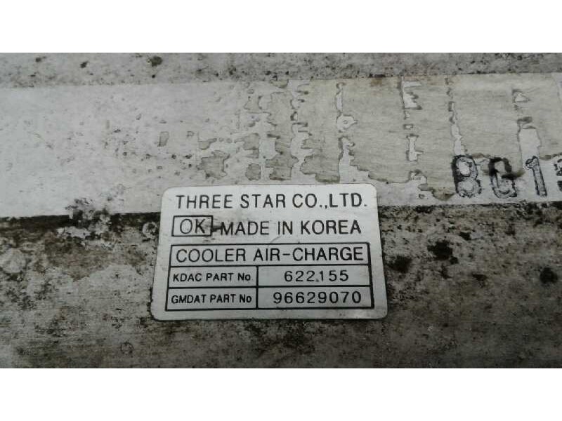 Recambio de intercooler para chevrolet captiva 2.0 vcdi ls referencia OEM IAM 96629070  