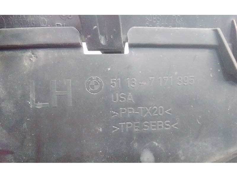 Recambio de rejilla paragolpes izquierda para bmw x6 (e71) 3.0d referencia OEM IAM 51137157687  