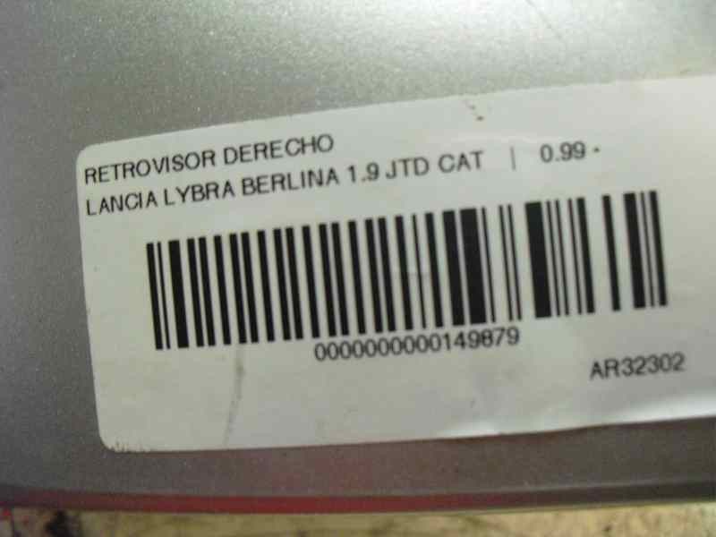 Recambio de retrovisor derecho para lancia lybra berlina 1.9 jtd referencia OEM IAM   