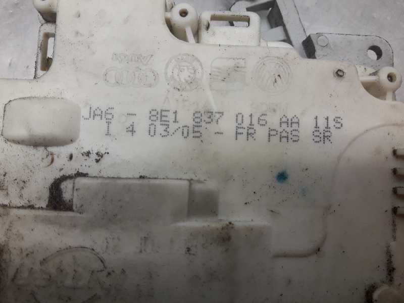 Recambio de cerradura puerta delantera derecha para audi a4 berlina (8e) 2.0 tdi 16v (103kw) referencia OEM IAM 8E1837016AA  