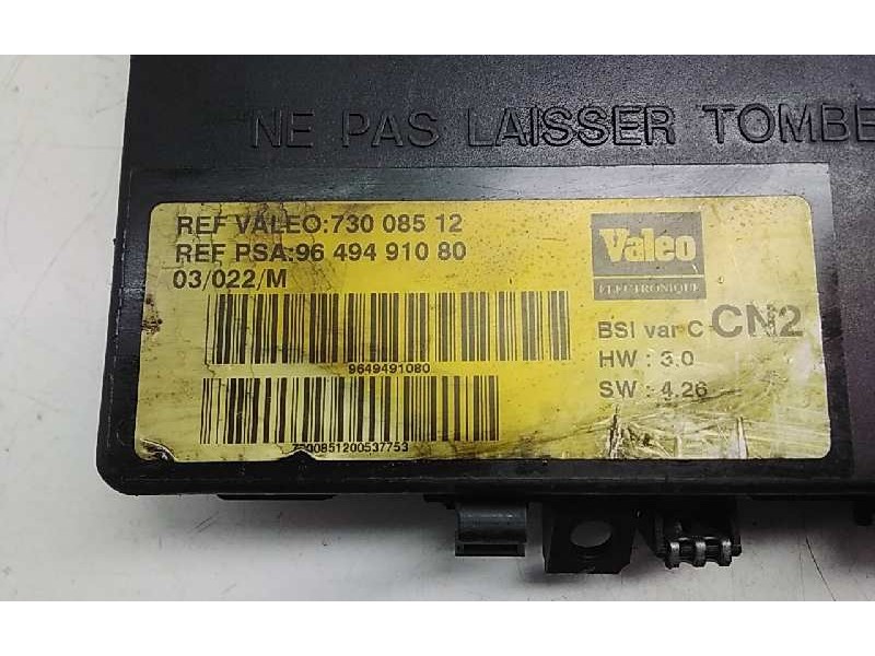 Recambio de caja fusibles para citroen xsara berlina referencia OEM IAM 9649491080  
