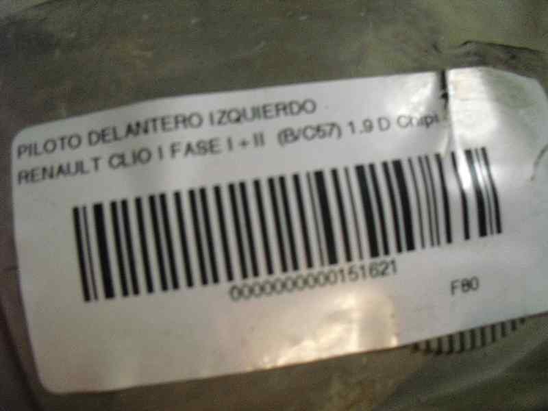 Recambio de piloto delantero izquierdo para renault clio i fase i+ii (b/c57) 1.9 d chipie referencia OEM IAM   