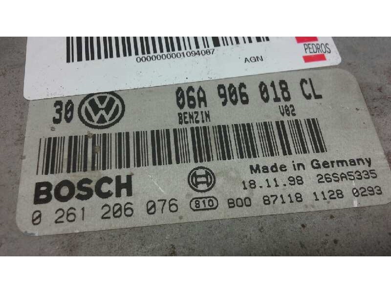 Recambio de centralita motor uce para volkswagen golf iv berlina (1j1) gti referencia OEM IAM 06A906018CL 261 