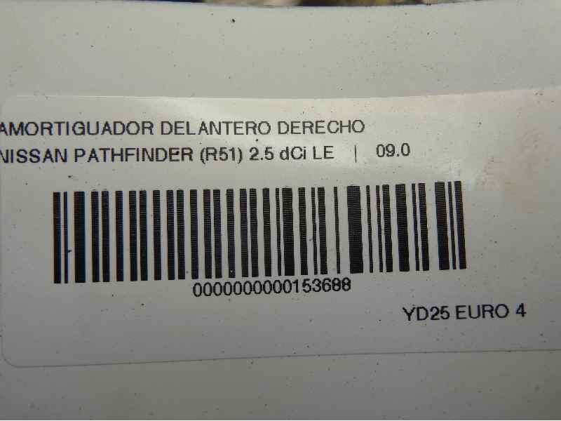 Recambio de amortiguador delantero derecho para nissan pathfinder (r51) 2.5 dci le referencia OEM IAM 56100EB39D  