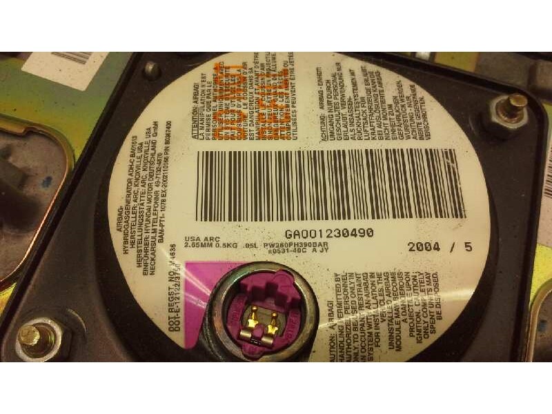 Recambio de airbag delantero izquierdo para hyundai tucson (jm) 2.0 crdi cat referencia OEM IAM GA001230490  