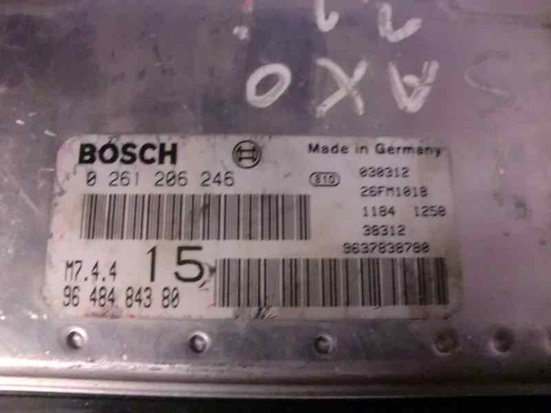 Recambio de centralita motor uce para citroen saxo 1.1 referencia OEM IAM 0261206246 346 105216