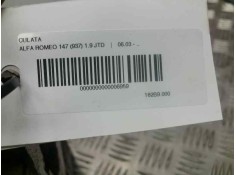 Recambio de culata para alfa romeo 147 (190) 1.9 jtd cat referencia OEM IAM 0A59C1804  105220 2